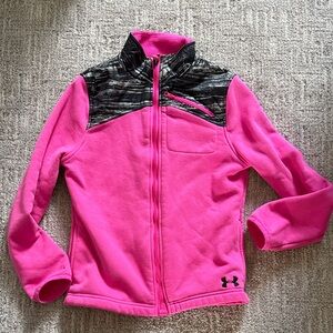 Under Armour Vibrant Pink Jacket with Black Accents